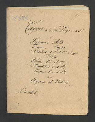 Canon solen: de Tempore in F