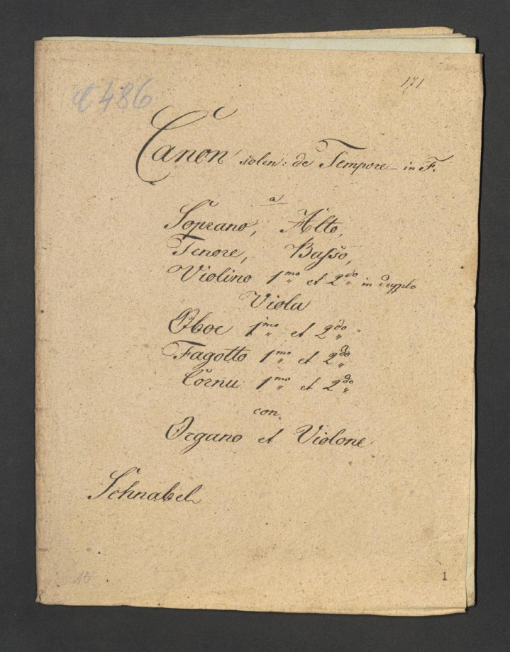Canon solen: de Tempore in F