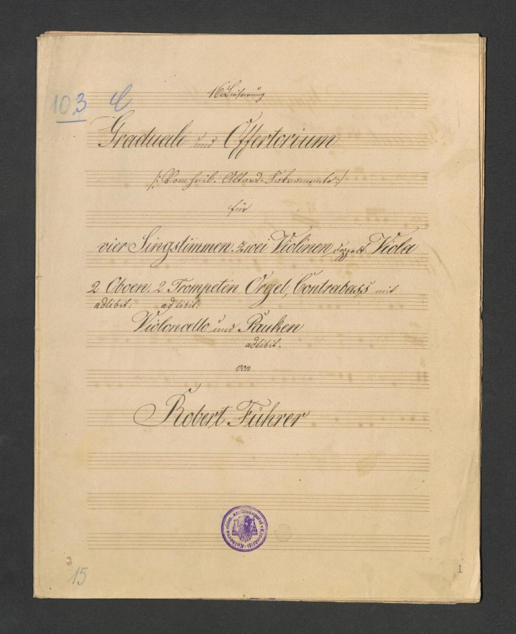 Graduale und Offertorium