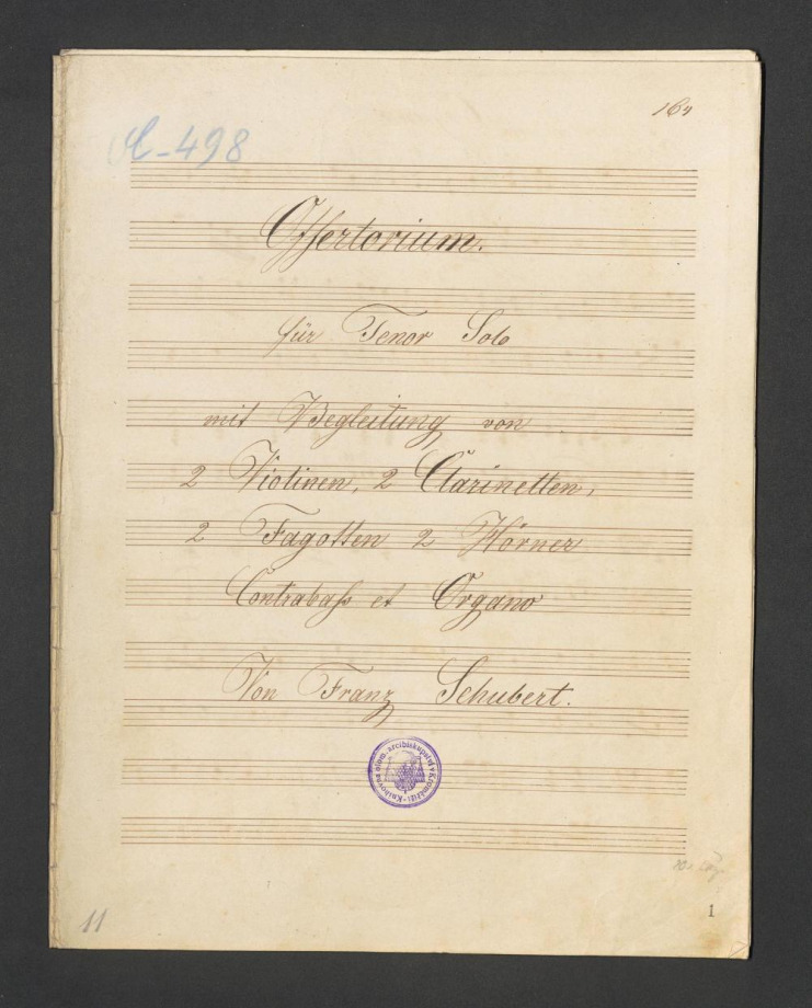 Offertorium für Tenor Solo