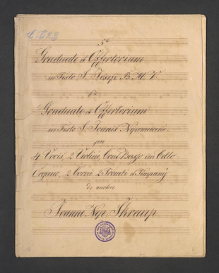Graduale et Offertorium, in Festo S. Josefi B.M.V. ; Graduale et Offertorium, in Festo S. Joanis Nep.