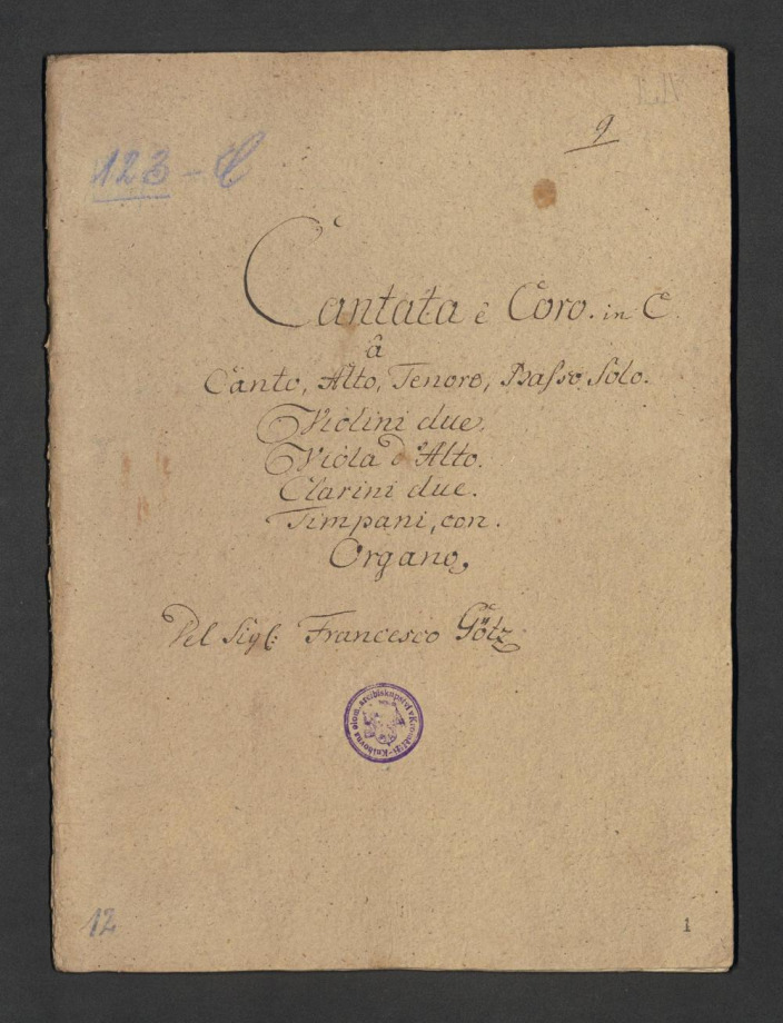Cantata e Coro in C