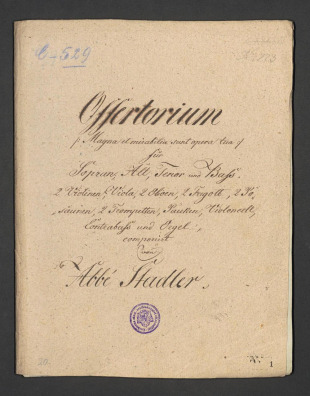 Offertorium (Magna et mirabilia sunt opera tua)