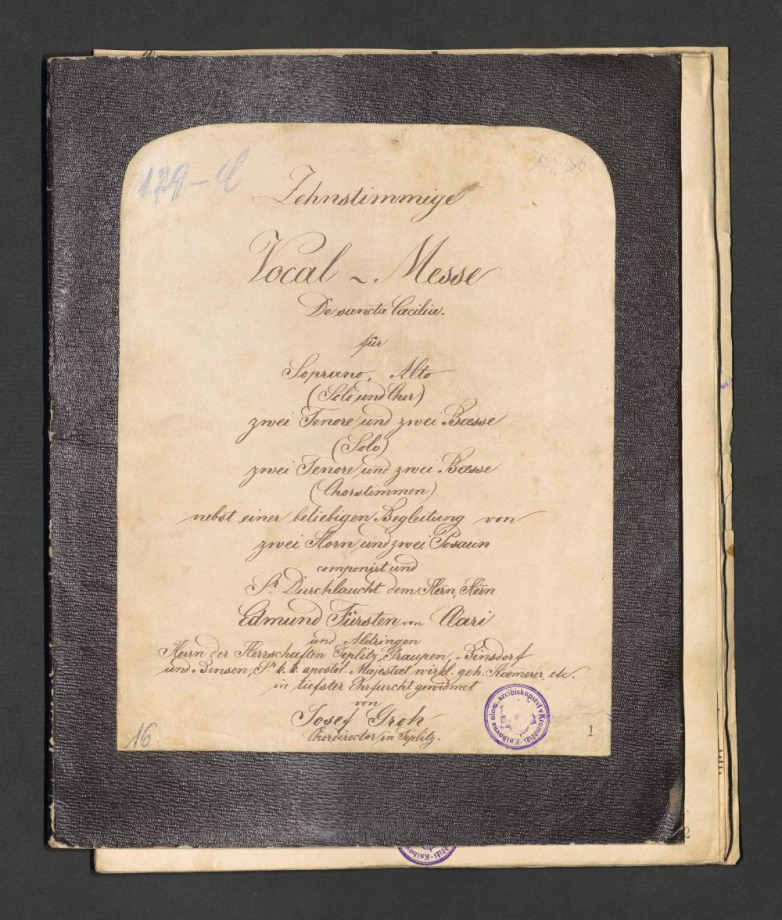 Zehnstimmige Vocal Messe De sancta Caecilia