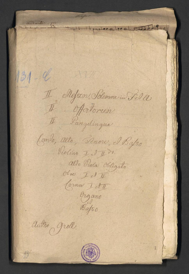 Il Messen Solemne in F et A