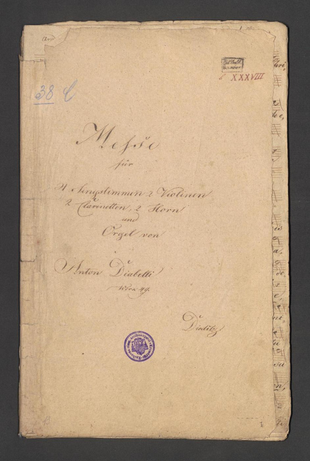 Messe für 4 Singstimmen op. 49