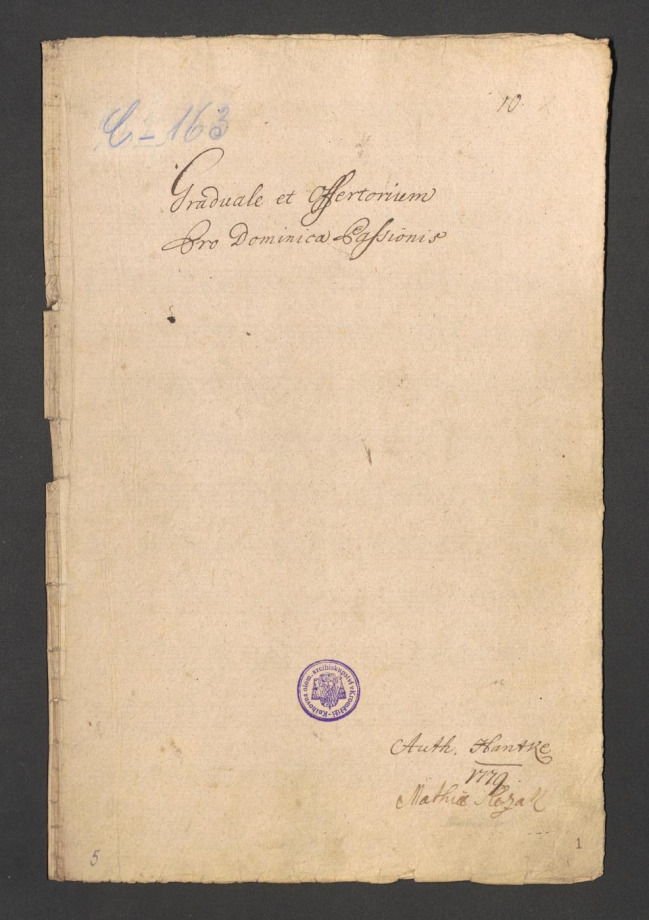 Offertorium. Pro Dominica Palmarum 