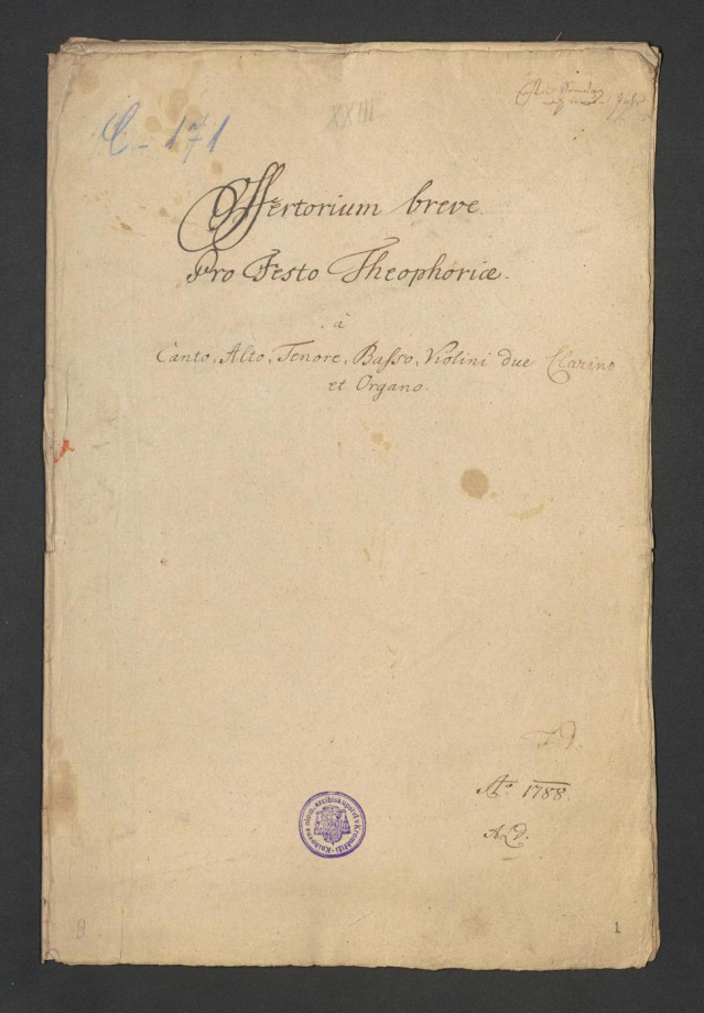Offertorium breve pro Festo Theophoriae