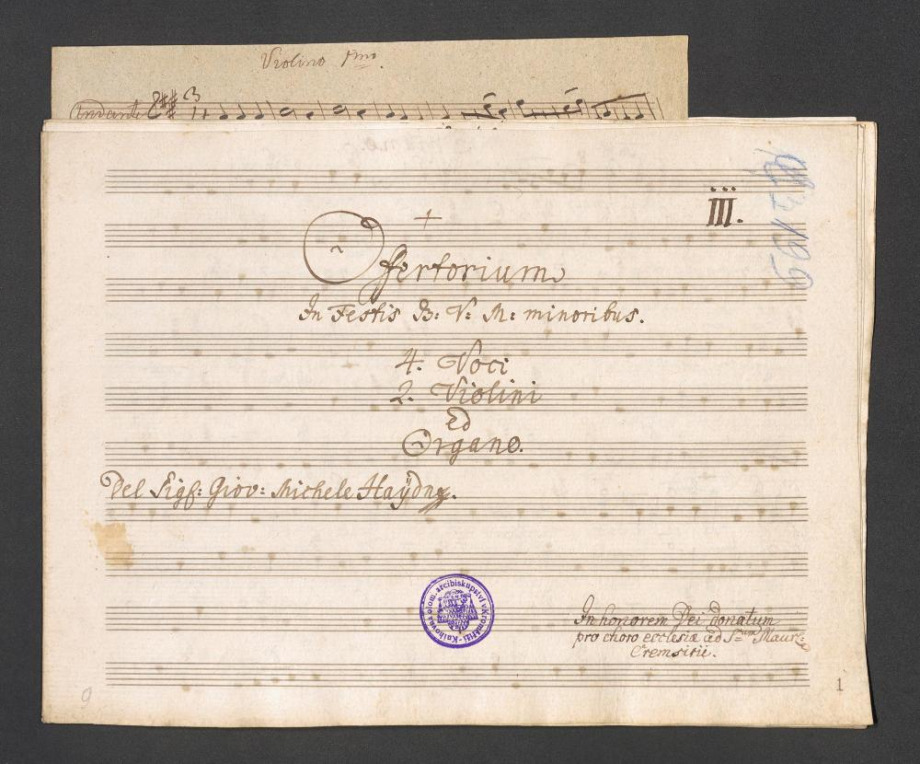 Offertorium in Festis B.V.M. minoribus