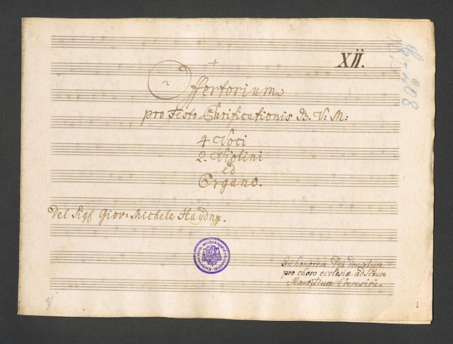 Offertorium pro Festo Puvificationis B.V.M.