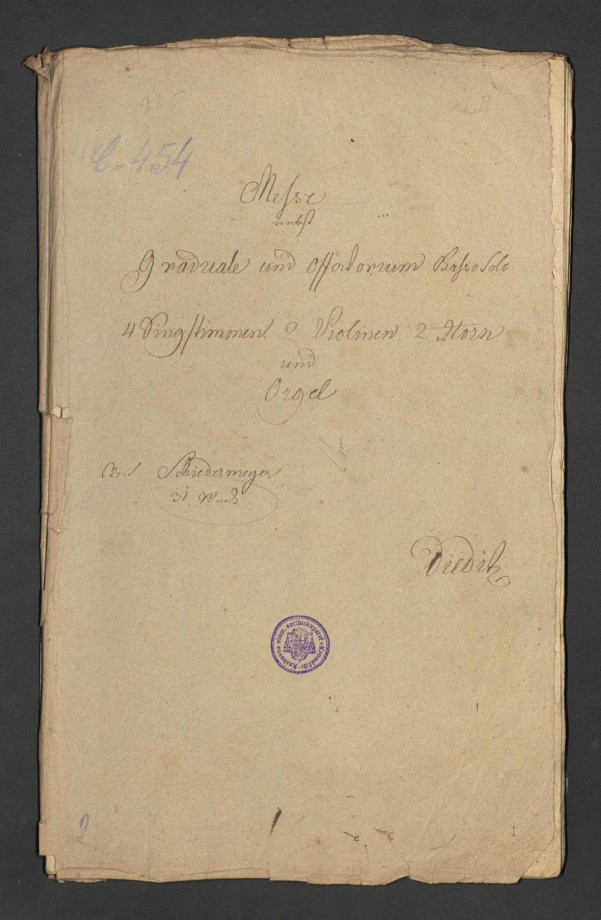 Messe nebel Graduale und Offertorium Op. 31