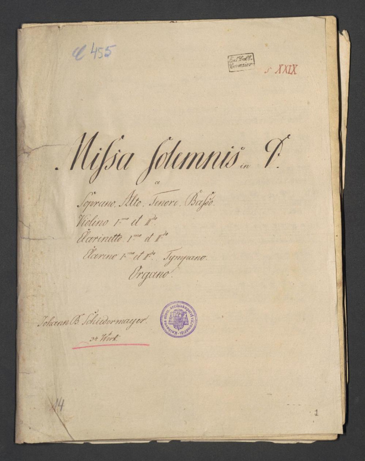 Missa solennis in D Op. 34