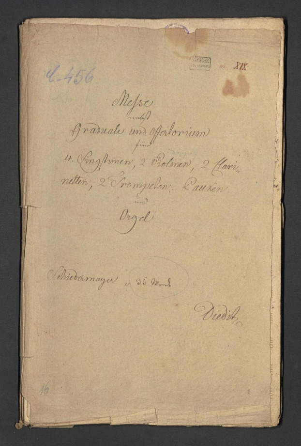 Messe nebel Graduale und Offertorium Op. 35