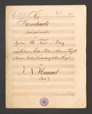 I. Graduale (quod, quod in orbe) op. 88