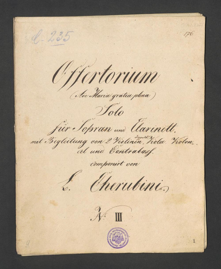 Offertorium (Ave Maria, gratia plena) No.III