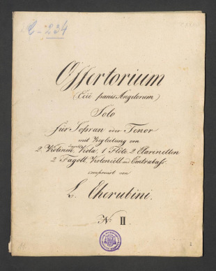 Offertorium (Ecce panis Angelorum) No.II