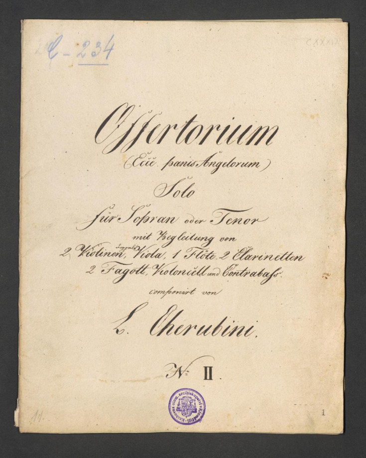 Offertorium (Ecce panis Angelorum) No.II