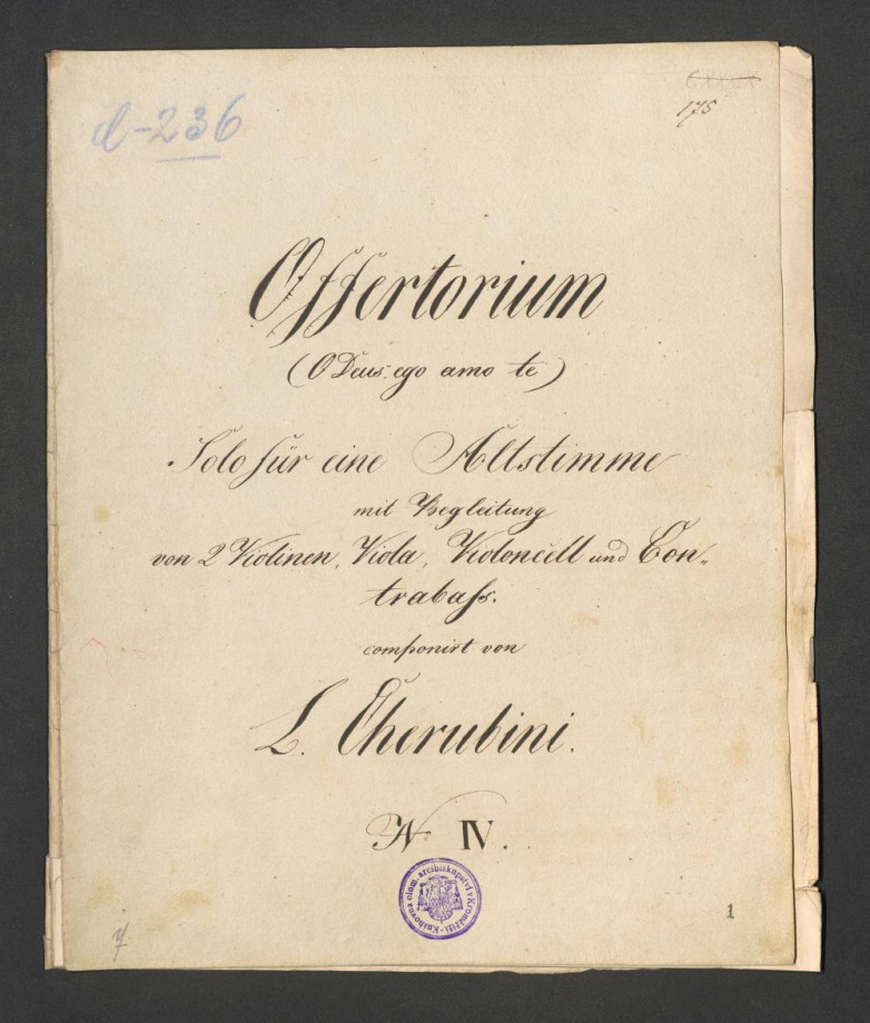 Offertorium (O Deus ego amo te) N.IV