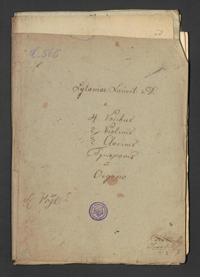 Litaniae Laurent[anae], in D
