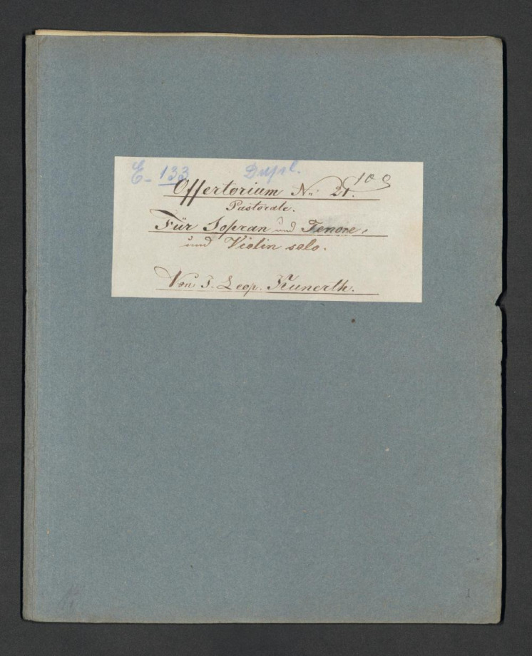 Offertorium et Graduale, Pastorale, No. 21