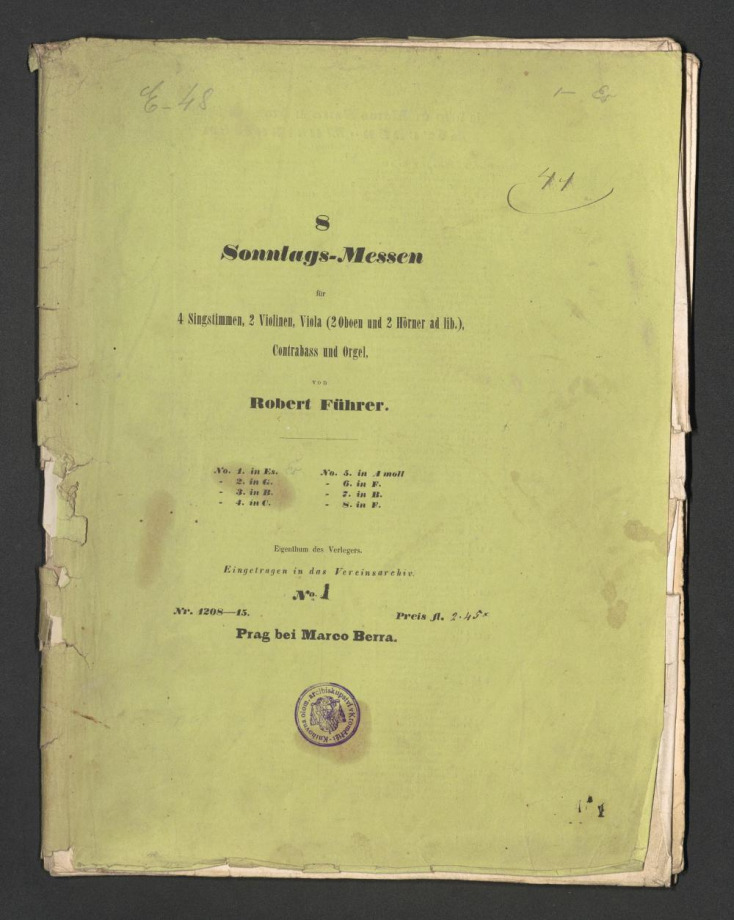 8 Sonntags - Messen (No. 1, 2, 3, 5, 6, 7)