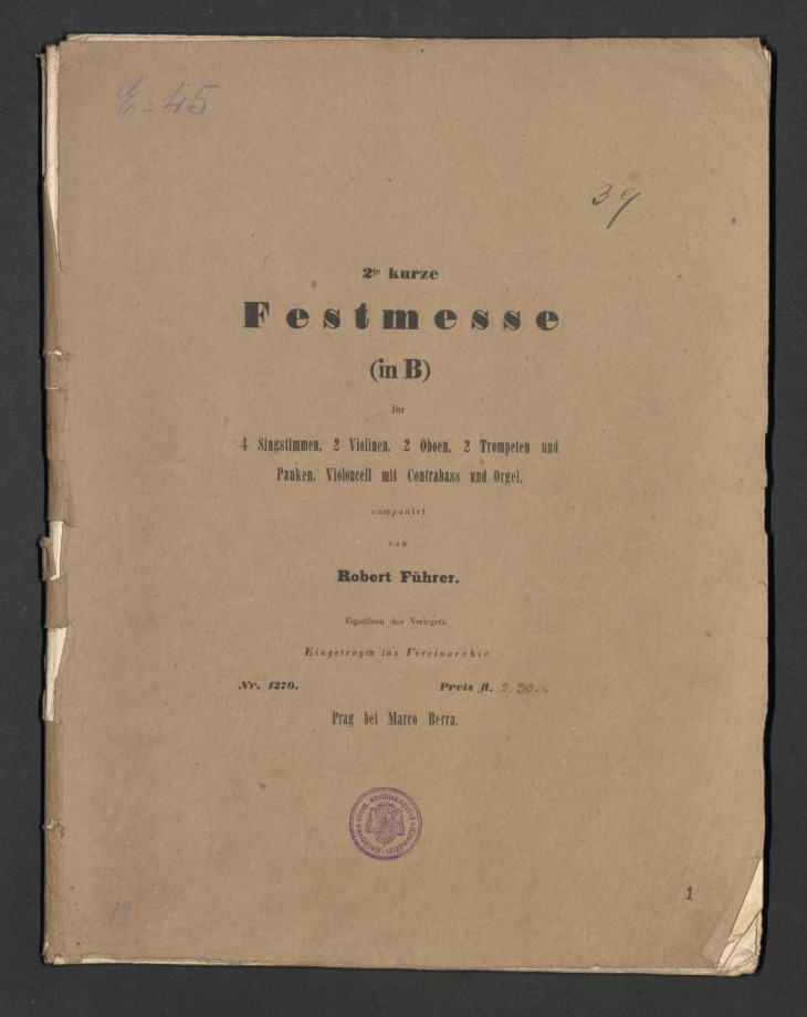 2. kurze Festmesse in B