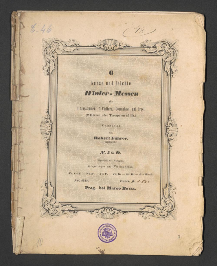 6. kurze und leichte Winter - Messen No. 5 in D