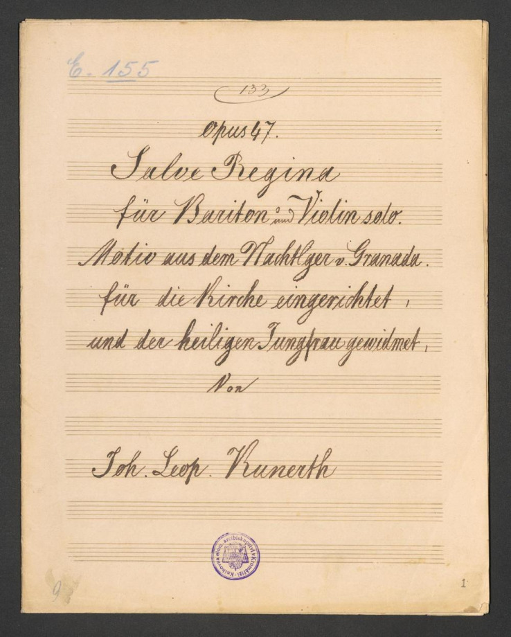 Salve Regina Opus 47