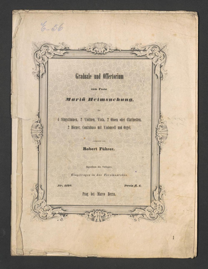 Graduale und Offertorium, zum Feste Maria Heimsuchung