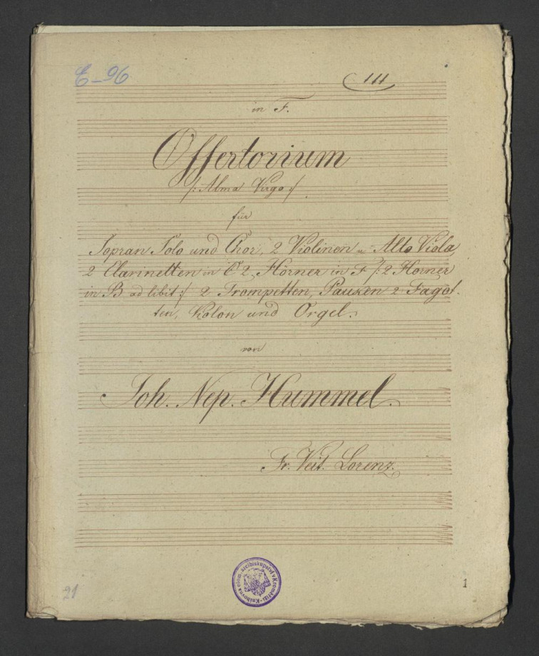Offertorium (Alma Virgoe)