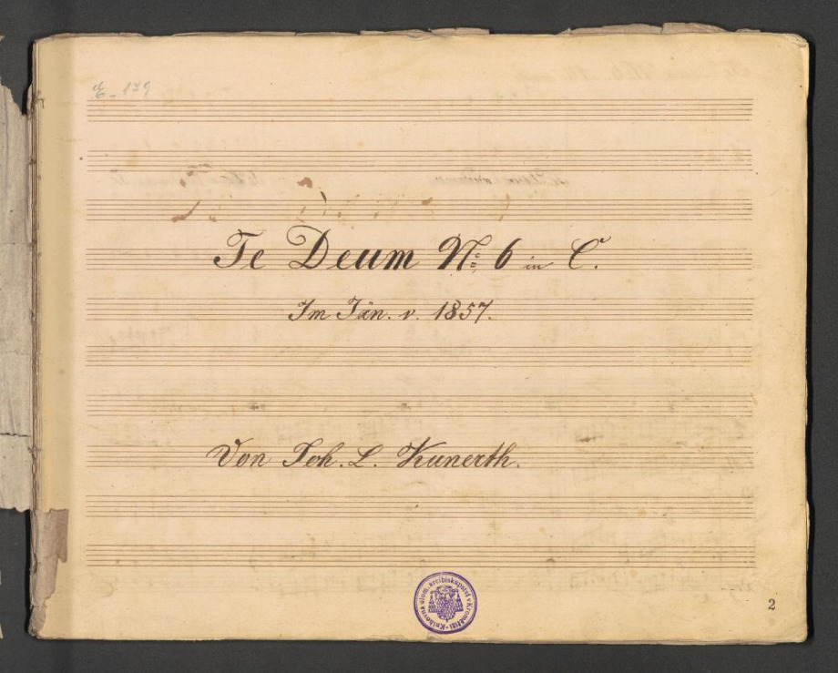 Te Deum No. 6, in C