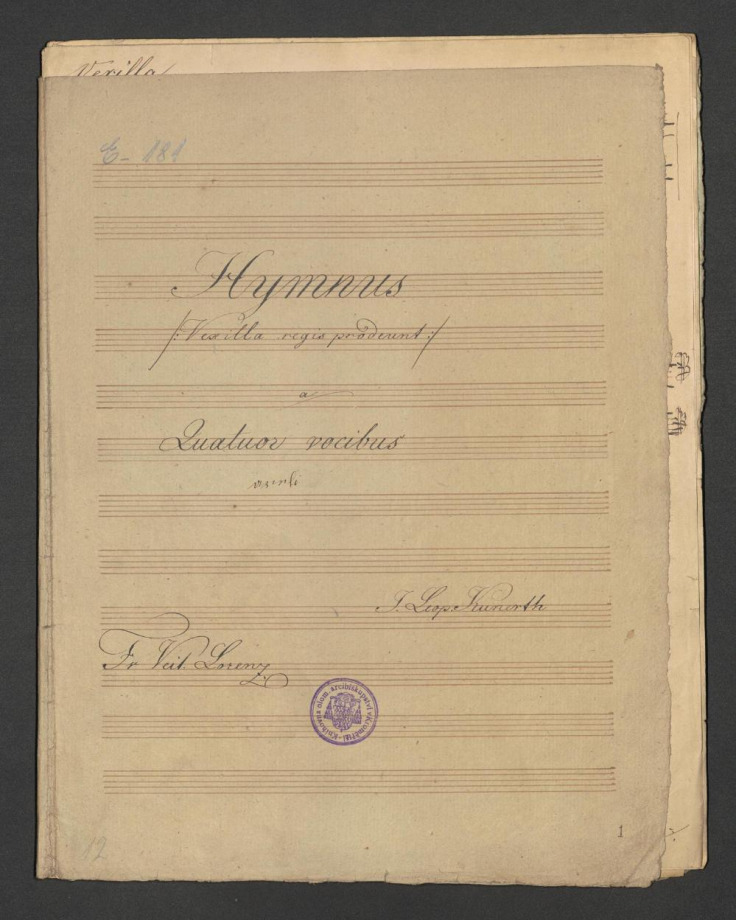 Hymnus (Veccilla regis pro deunt)