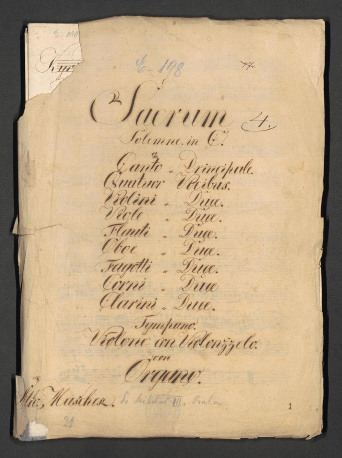 Sacrum, Solenne in C