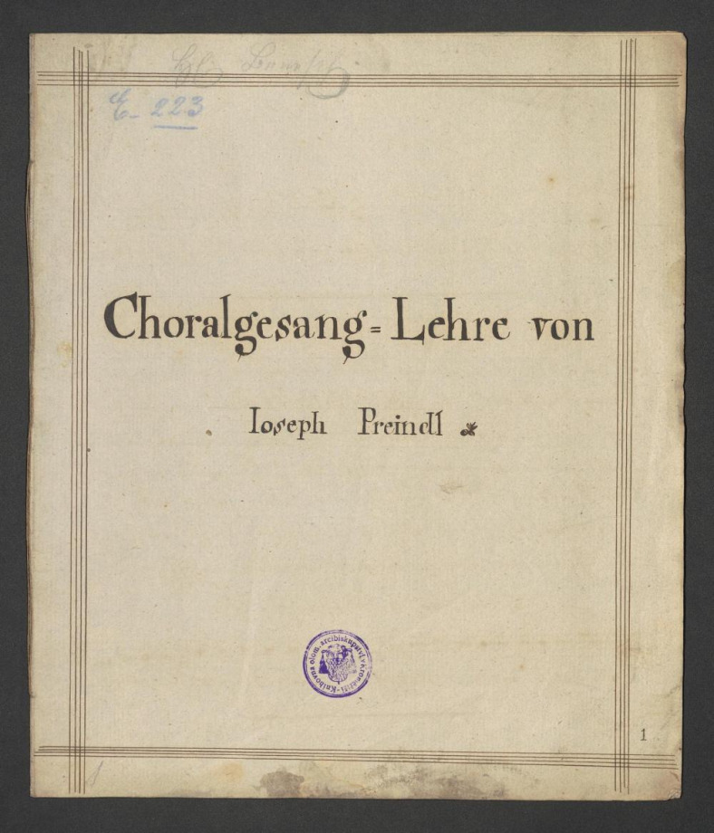 Choralgesang=Lehre