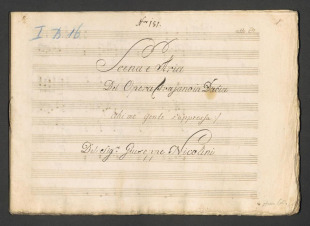 Scena e Arie. Del Opera "Trajano in Dacia"