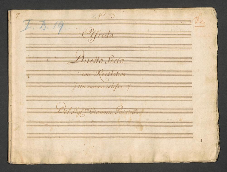 "Elfrida" Duetto Serio con Recitativo