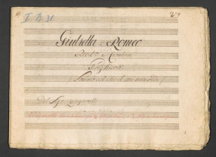 Recit. e Cavatina "Giulietta e Romeo"