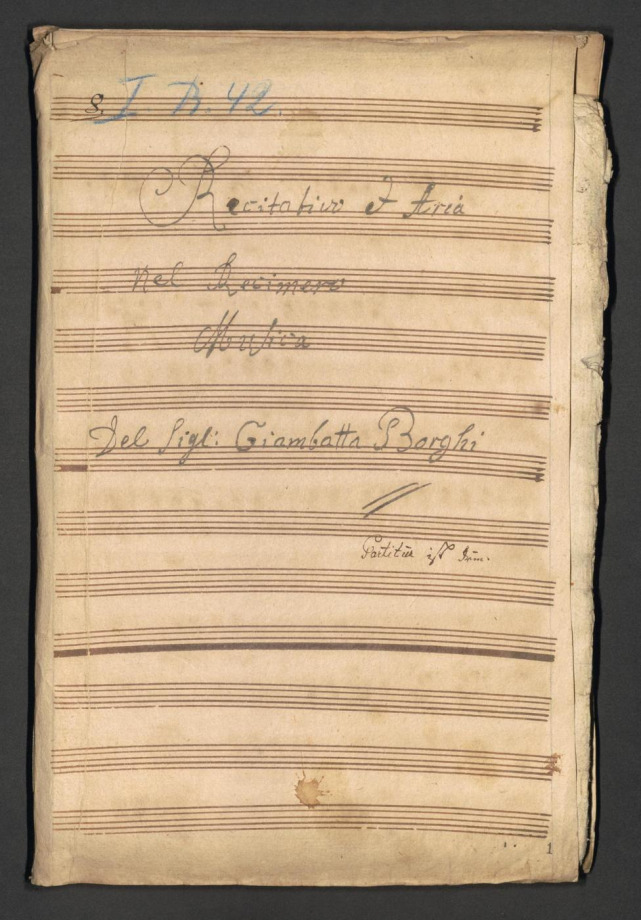 "Recimero" Recitativo et Aria