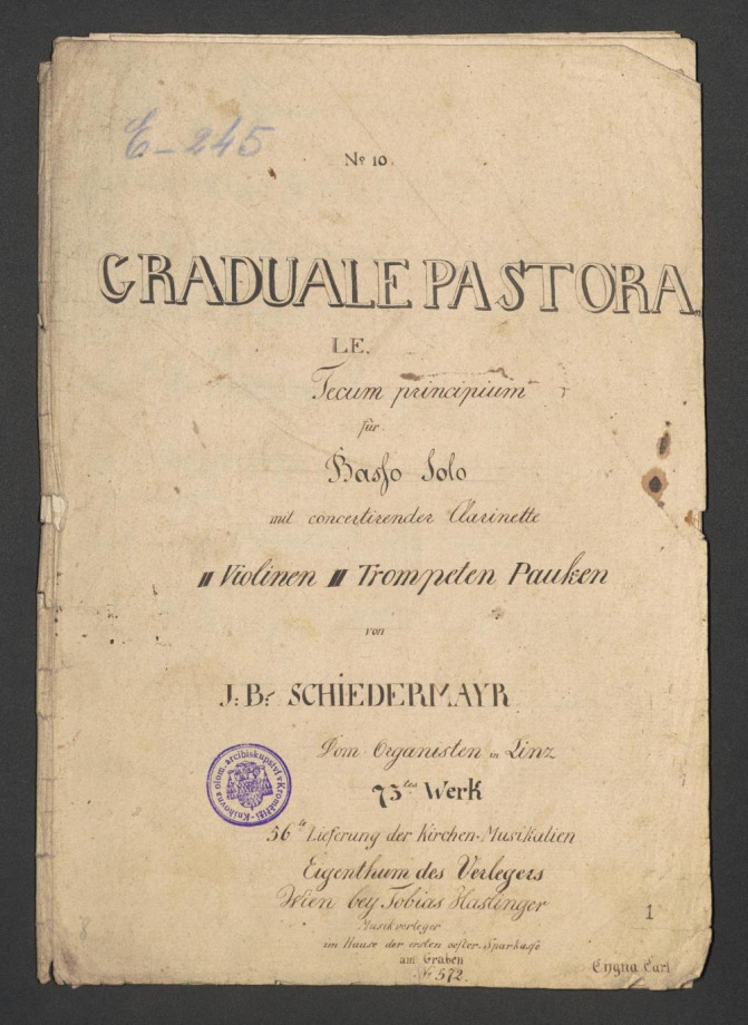 Graduale Pastora Op. 73