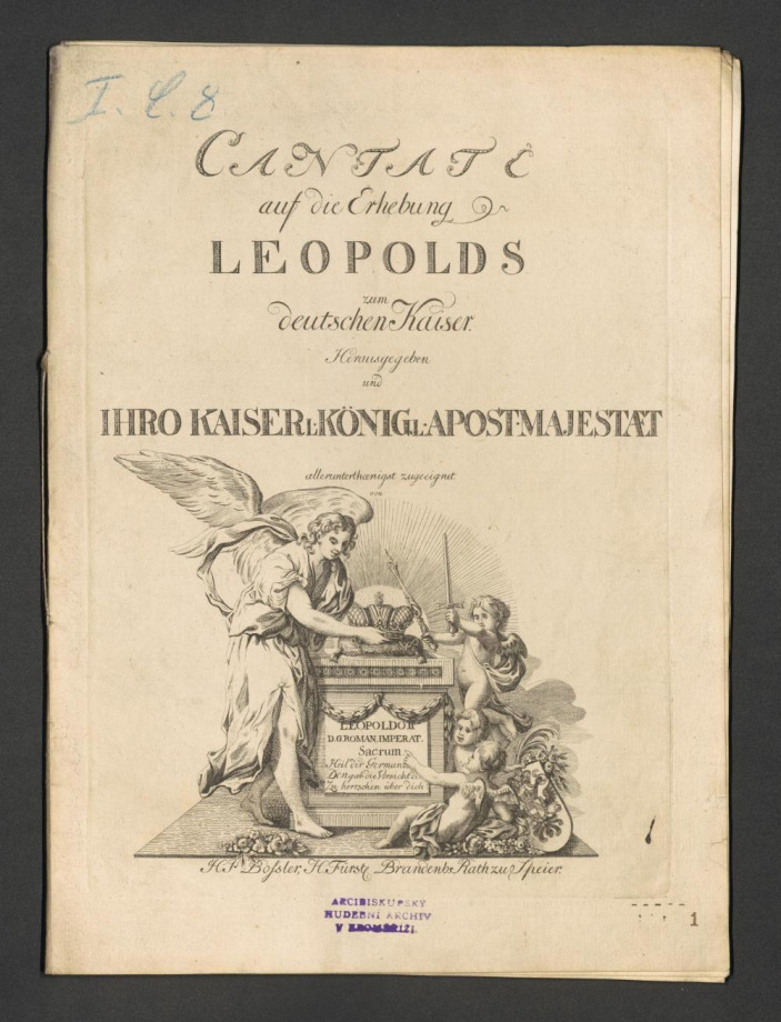 Cantate auf die Erhebung Leopolds zum deutschen Kaiser