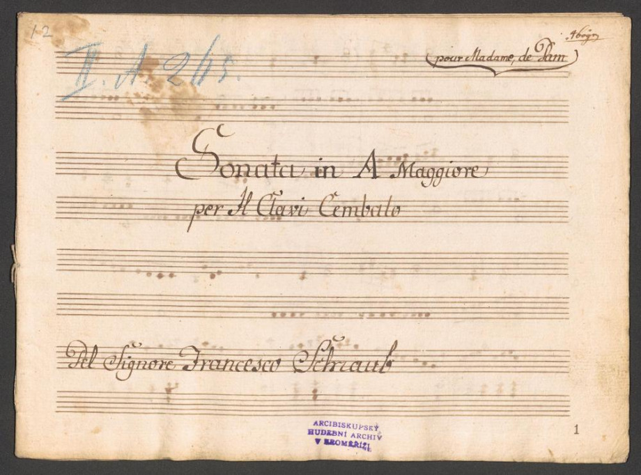 Sonata in A, Maggiore