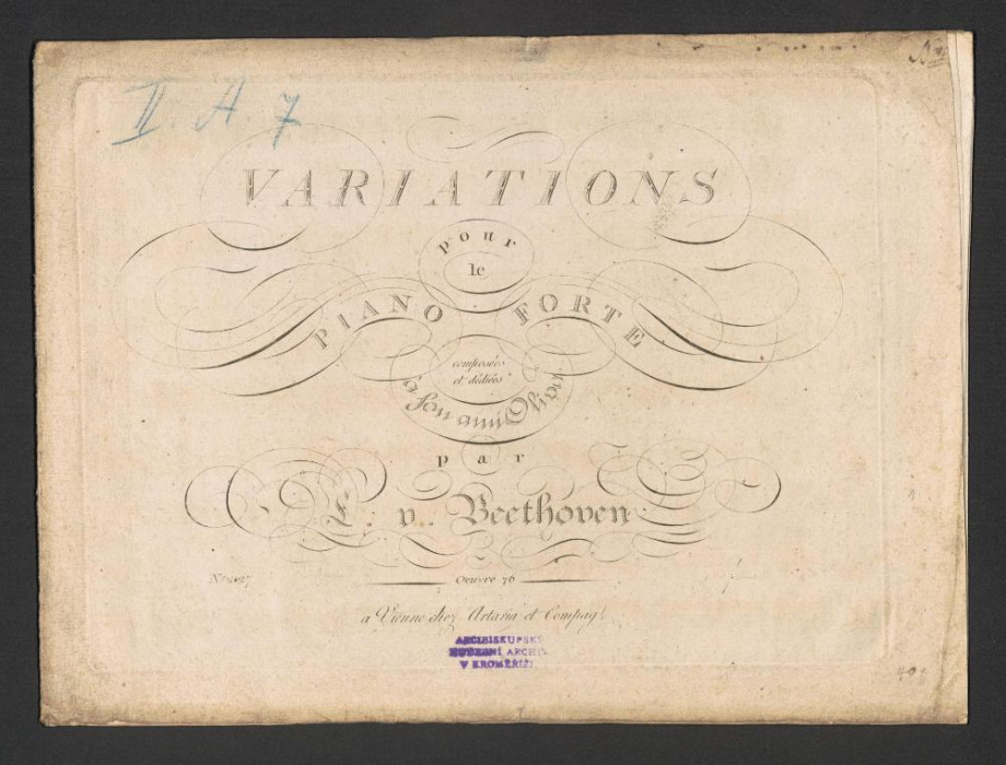 Variation op. 76
