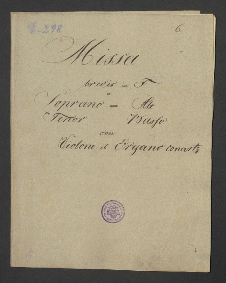 Missa brevis in F