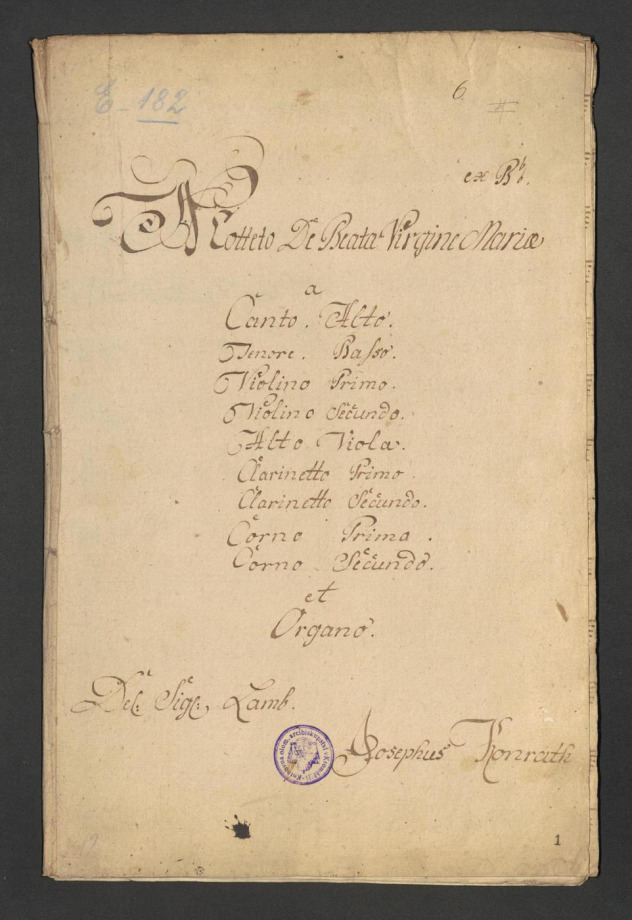 Mottetto de Beata Virgine Mariae