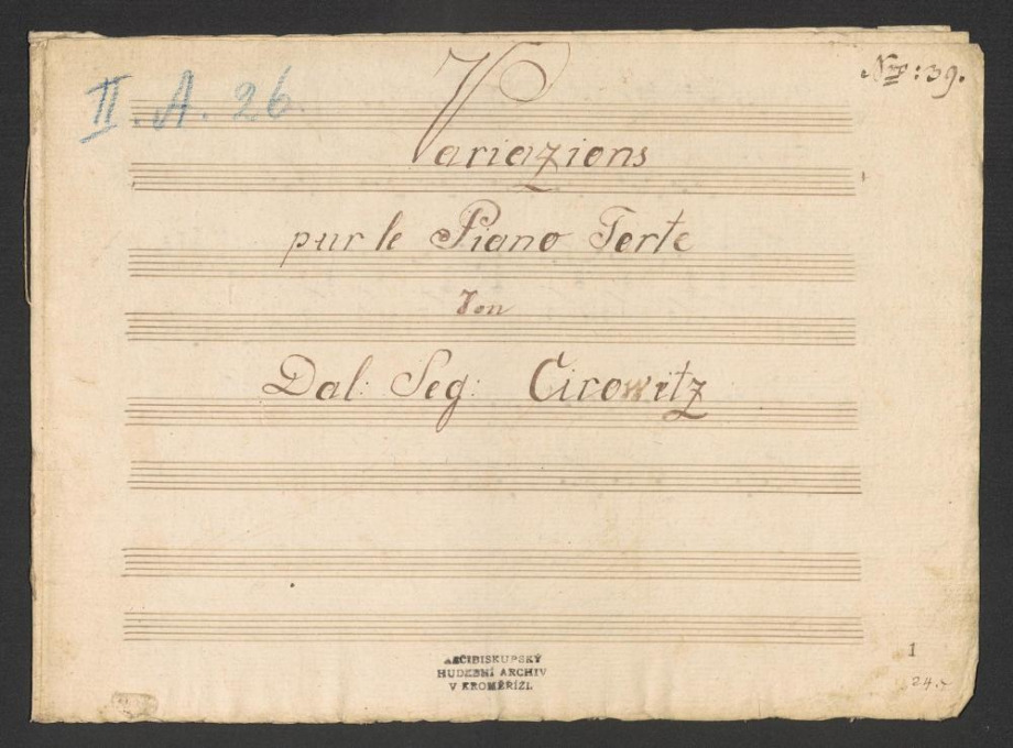 Variazions pour le Piano-Forte 