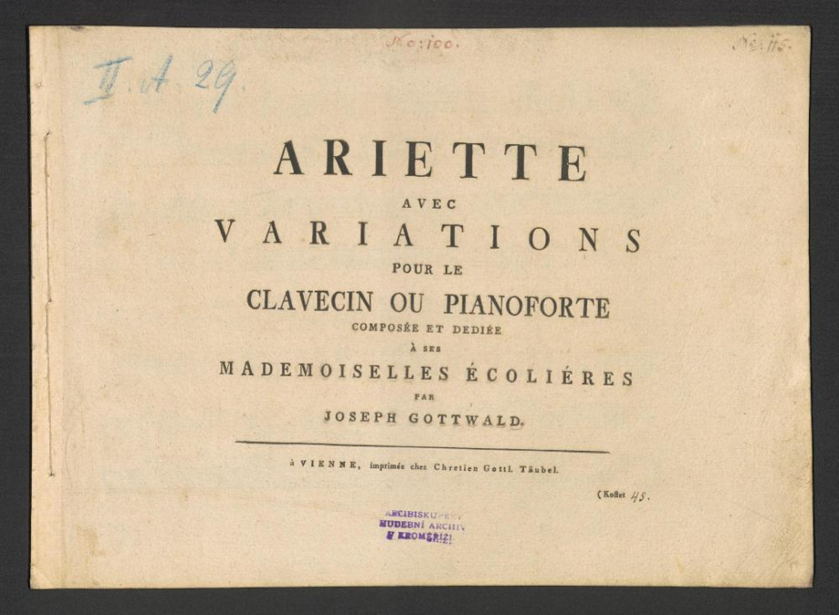 Ariette avec Variations