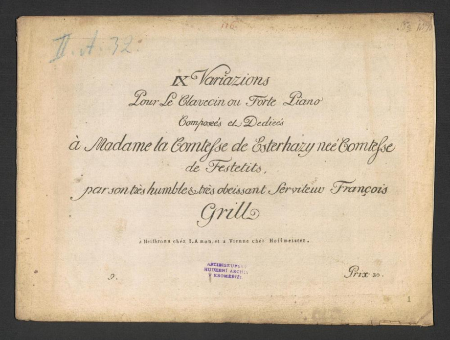 IX. Variazions