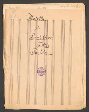Motetta für Vocal Chor