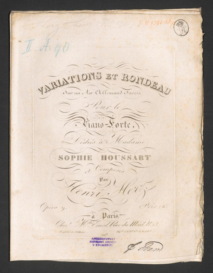 Variations et Rondeau