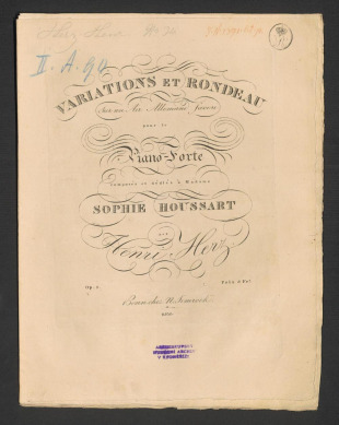 Variations et Rondeau